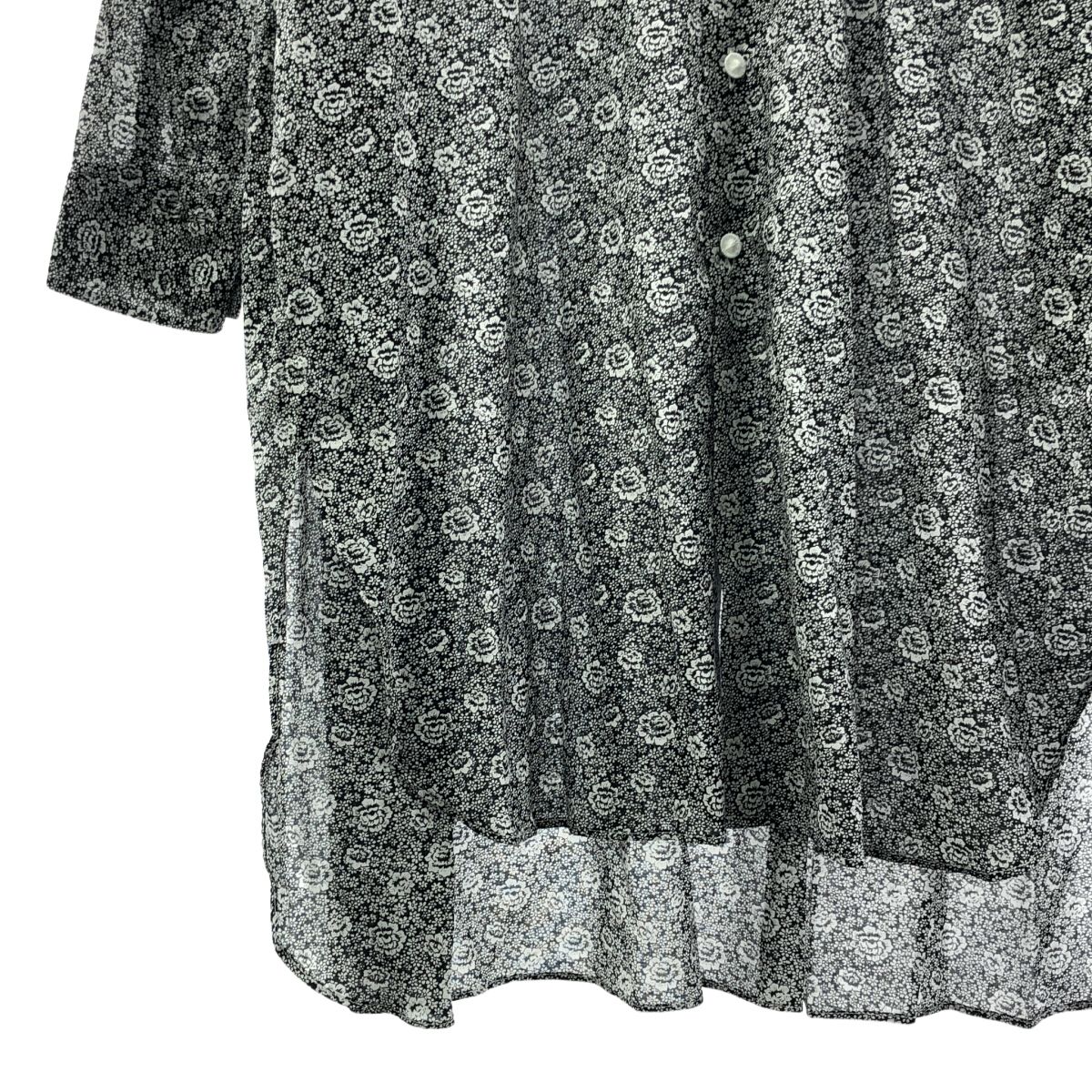 【新品】  R&D.M.Co / オールドマンズテーラー | P.F STAND COLLAR LONG SHIRT プリンセスフラワー スタンドカラー ロングシャツ 新品】 R&D.M.Co / オールドマンズテーラー | P.F STAND COLLAR