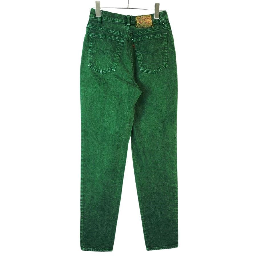 期間限定キャンペーン 90sUSA製Levi'sリーバイス501デニムパンツカラーデニムボタン パンツ