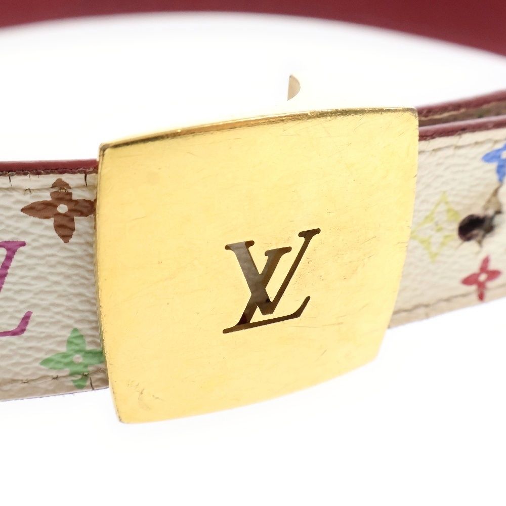 LOUIS VUITTON (ルイヴィトン) マルチカラー サンチュール キャレ