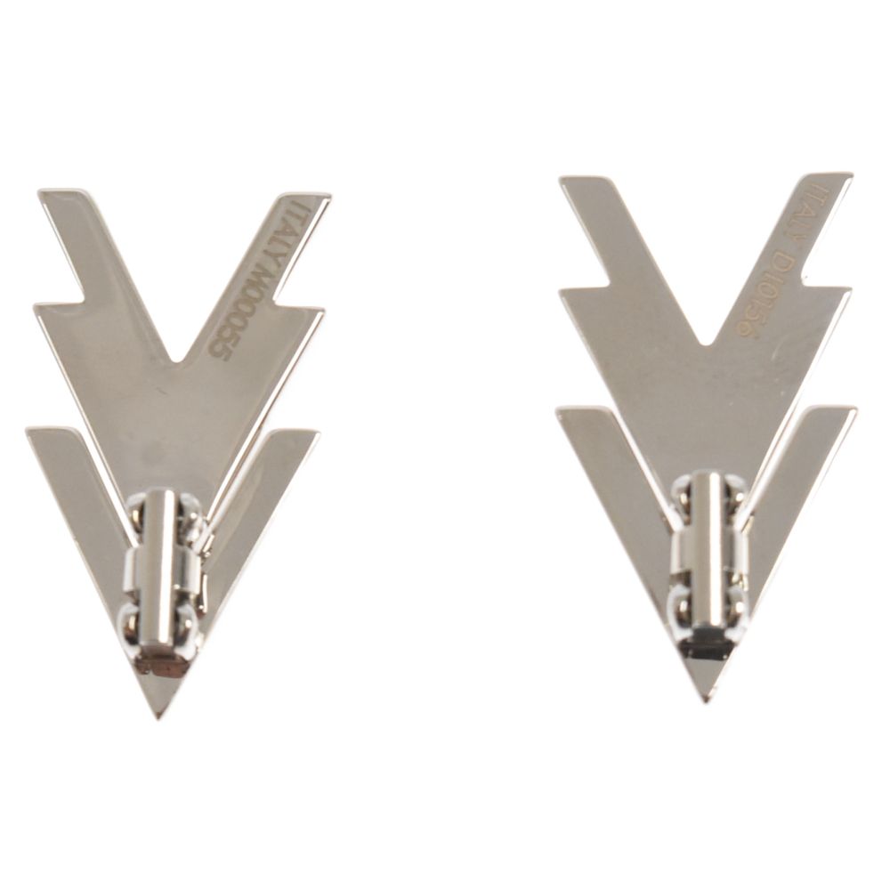 【未使用】ルイヴィトン カフス カフスリンクス LVロゴ シルバーw5 LOUIS VUITTON (ルイヴィトン) VVV Cuffslinks VVVカフス