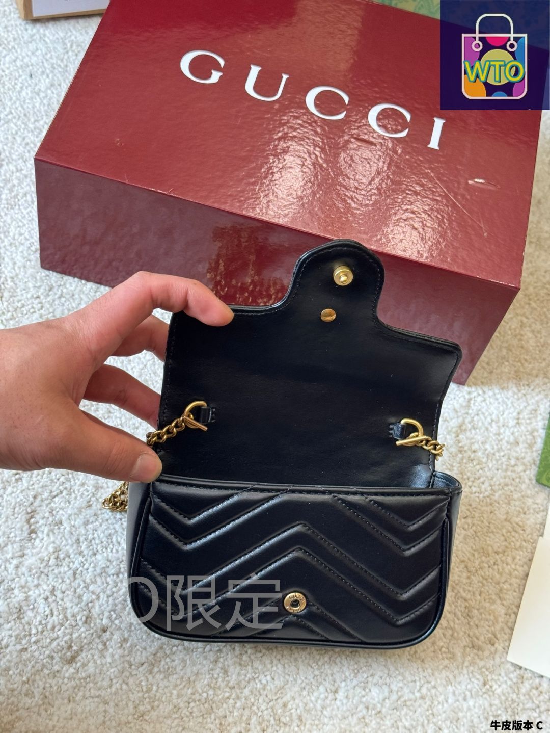 24時間限定【極美品】グッチ GGマーモント ショルダー　ボディバッグ　ハート 今日特価】Gucci GG Marmont Heart Embroidery Bag・グッチ GG