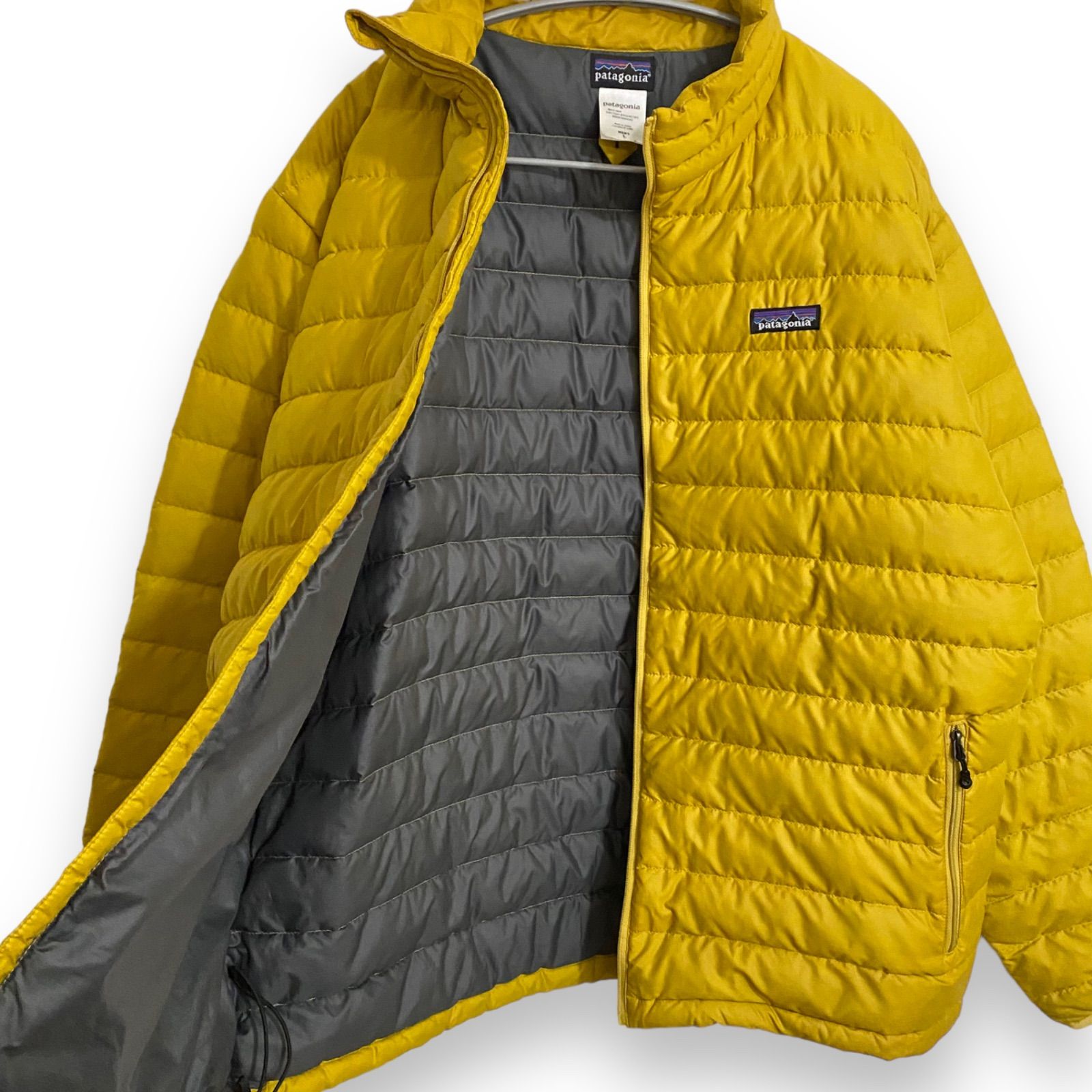 patagonia パタゴニア マスタード ダウンジャケット カジュアル メンズ 