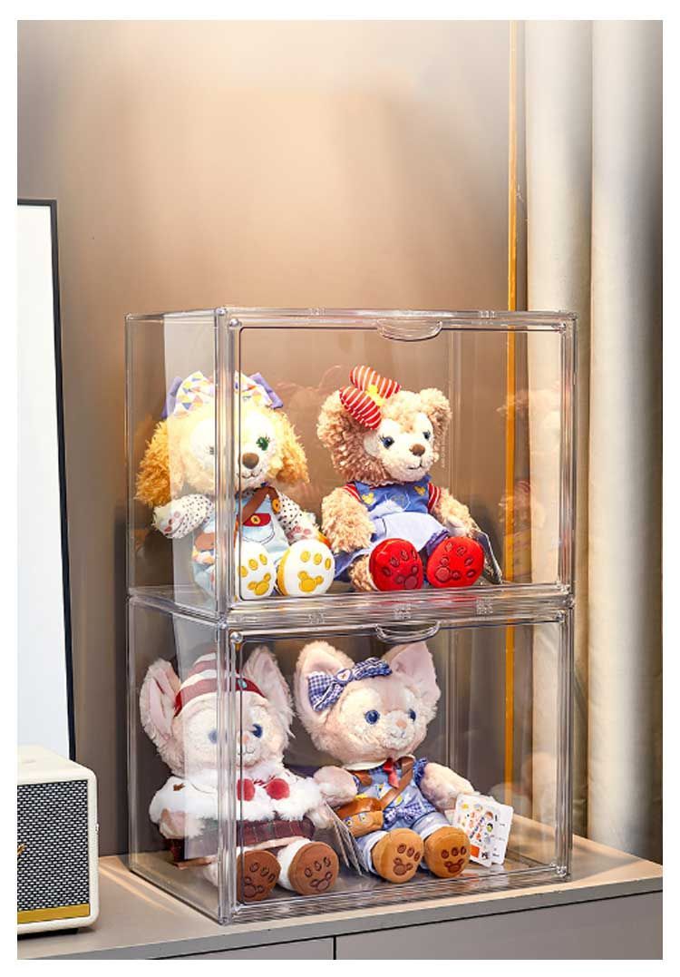 ぬいぐるみ収納ケース 2個セット 透明 人形ケース ぬいぐるみ