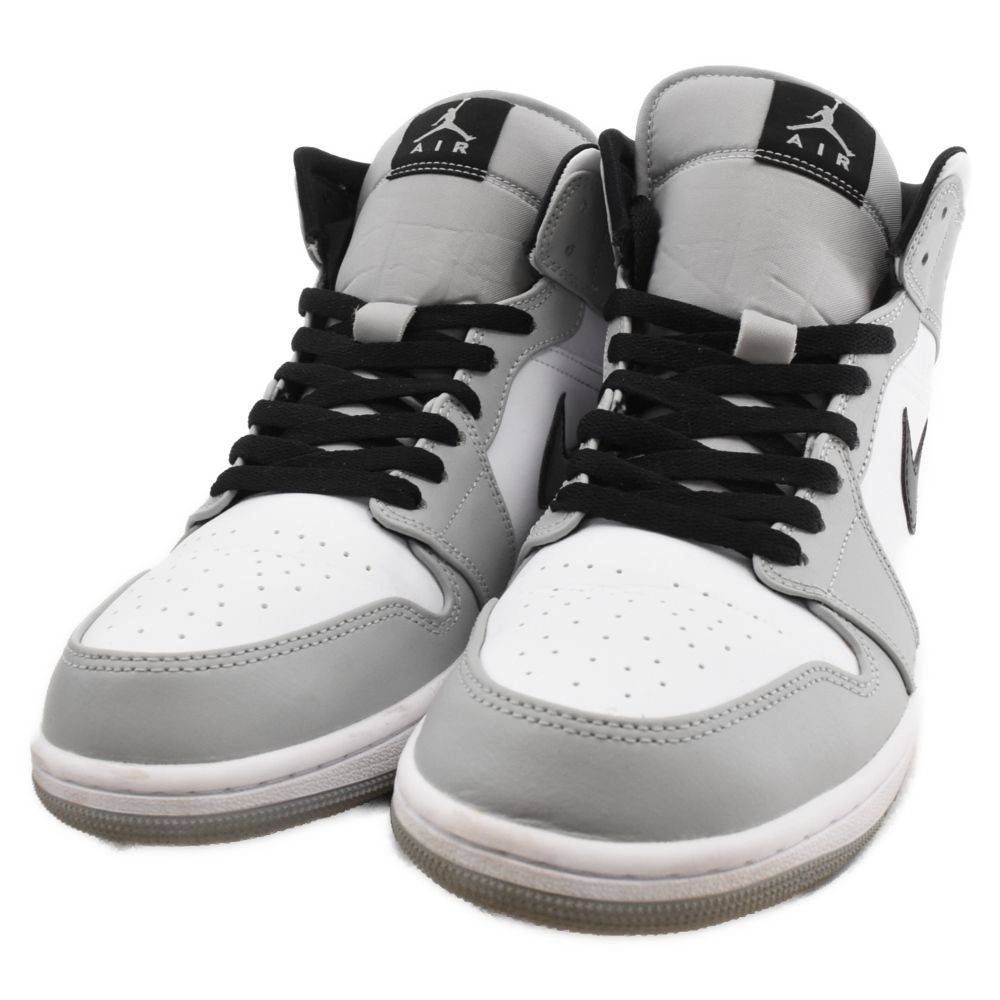 NIKE (ナイキ) AIR JORDAN 1 MID LIGHT SMOKE GREY エアジョーダン 