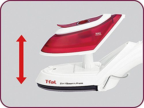 T-fal ティファール　スチームアイロン　FV9985 赤/白 収納ケース付き Amazon | ティファール スチームアイロン 「フリームーブ パワー
