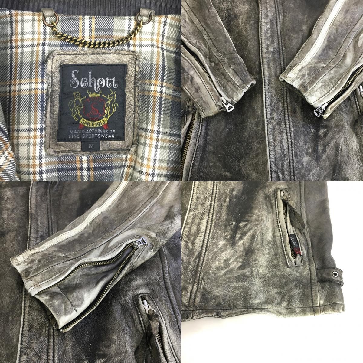 倉吉店】schott | ショット ライダースジャケット シングルライダース 