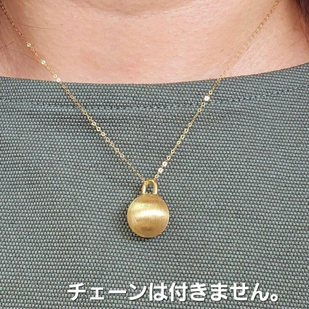 k ボリューム！ 18金 K18 YG ボールデザイン ペンダントトップ 存在感抜群！ボリューム 18金 K18 YG ボールデザイン ペンダント