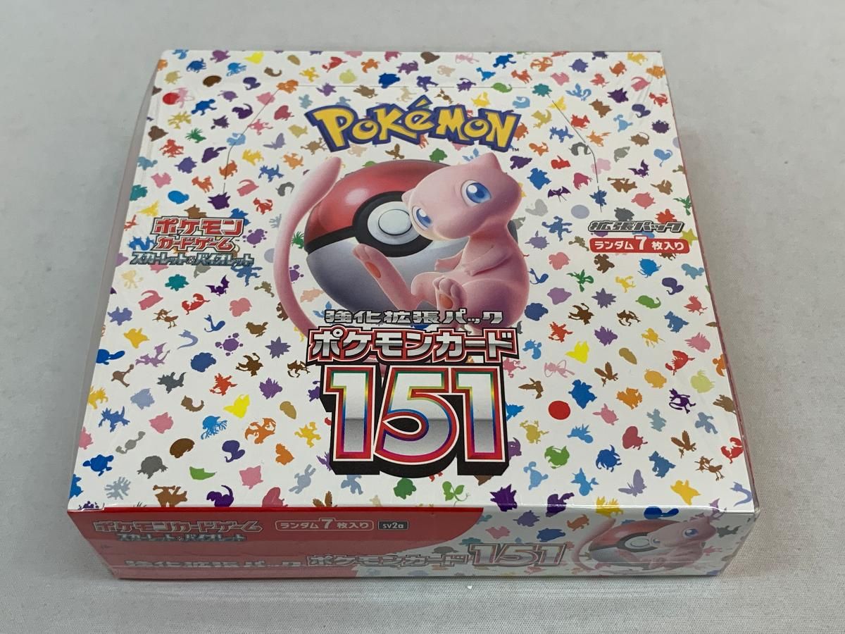 【シュリンク未開封】ポケモンカードゲーム 151 BOX 傷有り ポケモンカード ポケカ