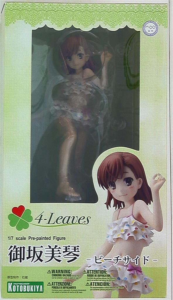 4-Leaves とある科学の超電磁砲 御坂美琴 ビーチサイド 未開封 4-Leaves とある科学の超電磁砲 御坂美琴 -ビーチサイド- 1/7