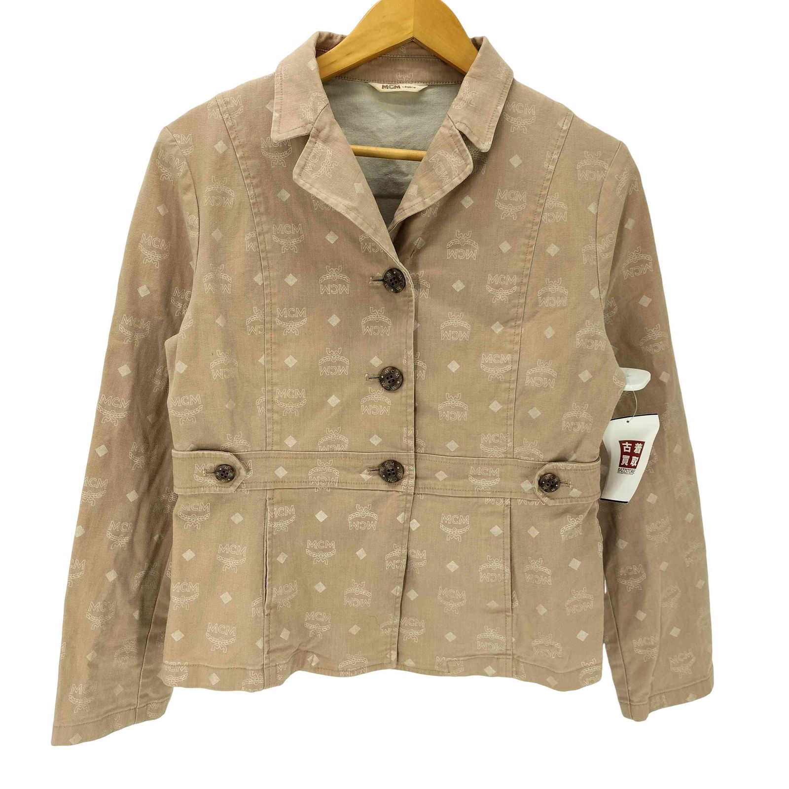 エムシーエム MCM モノグラム 総柄 シングル ブレスト 3B エムシーエム MCM モノグラム 総柄 シングル ブレスト 3B