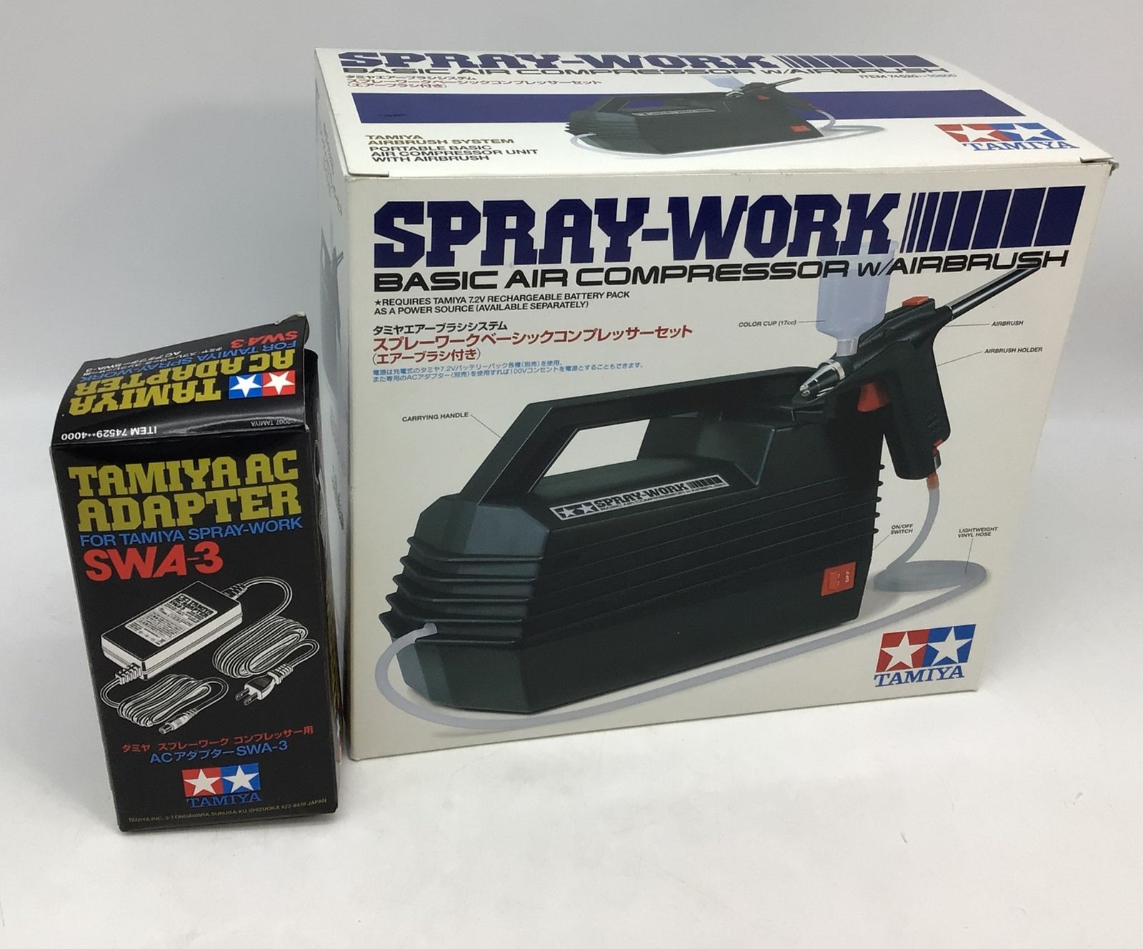 TAMIYA タミヤスプレーワーク ベーシックコンプレッサーセット タミヤエアーブラシシステム スプレーワーク ベーシック