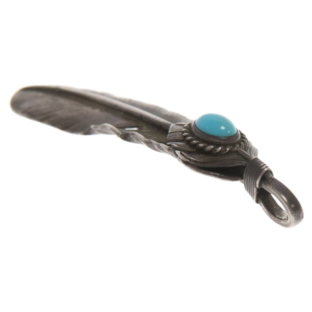 goro's (ゴローズ) 【 オールド】上銀銀縄ターコイズ特大フェザー