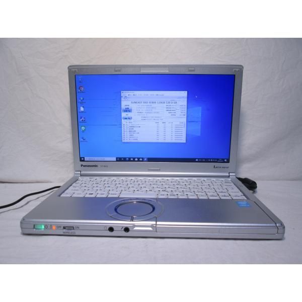 充電可 Panasonic Lets note CF-NX3SDLCS Core i5 4200U 1.6GHz 4GB 120GB SSD Win10 USB3.0 Office Wi-Fi 保証付 [84488]