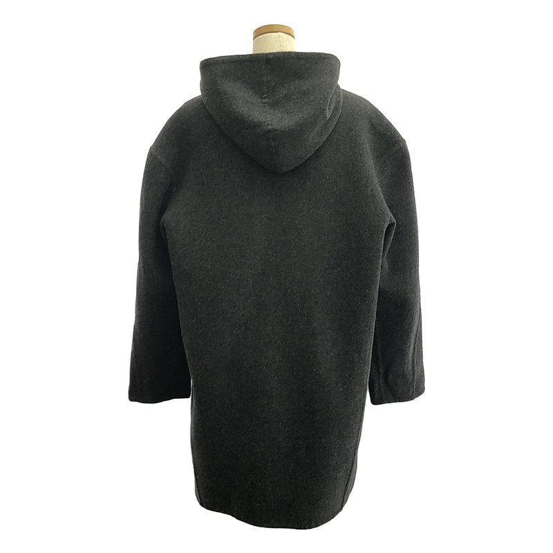 MARNI / マルニ | ウール フード ジップアップ コート | 38 | グレー