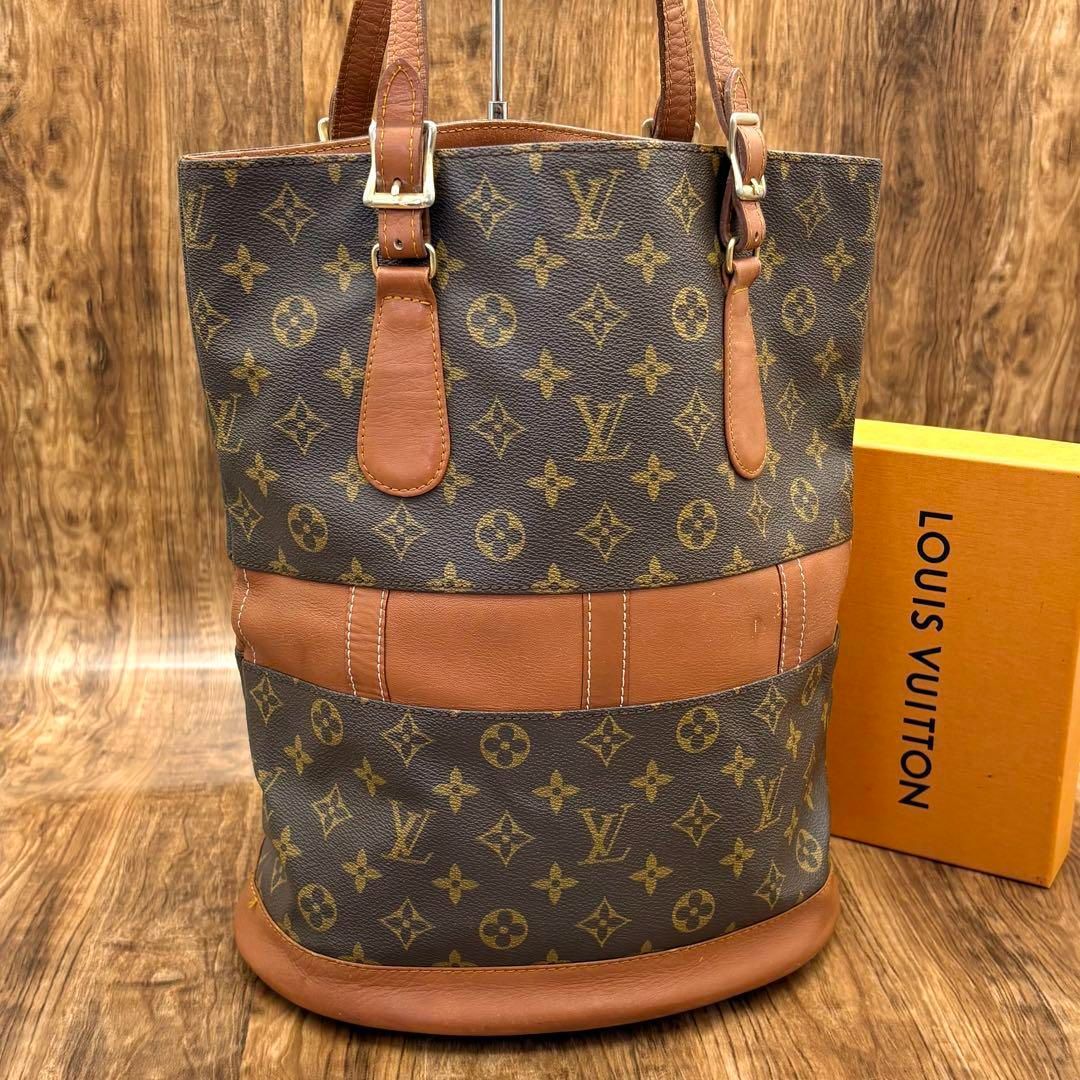 ️⛄️美品⛄️USA限定ルイヴィトンモノグラム バケットGM トートバック#358 LOUIS VUITTON - ⛄美品⛄️USA限定 ルイヴィトンモノグラム