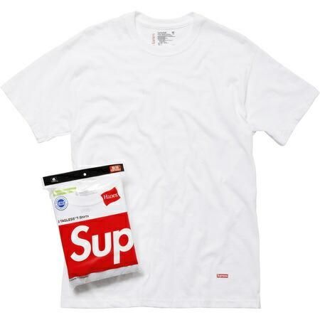 Supreme x Hanes シュプリーム ヘインズ Tシャツ 2枚セット 関込 Supreme 新品 シュプリーム SUPREME x ヘインズ Hanes Tagless