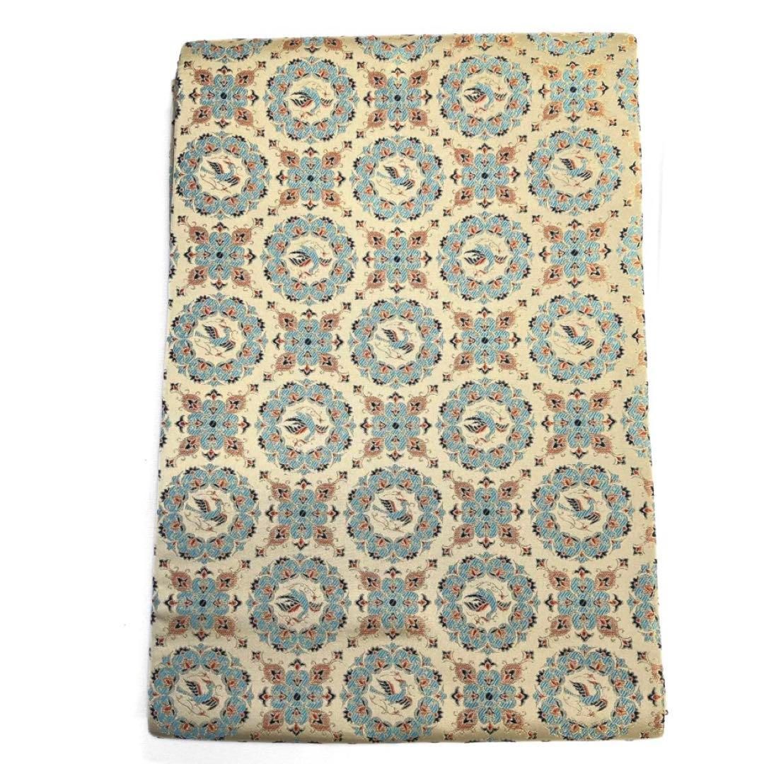 開き名古屋帯 金糸 鳳凰 蜀江紋 唐花 着物 084a d - メルカリ