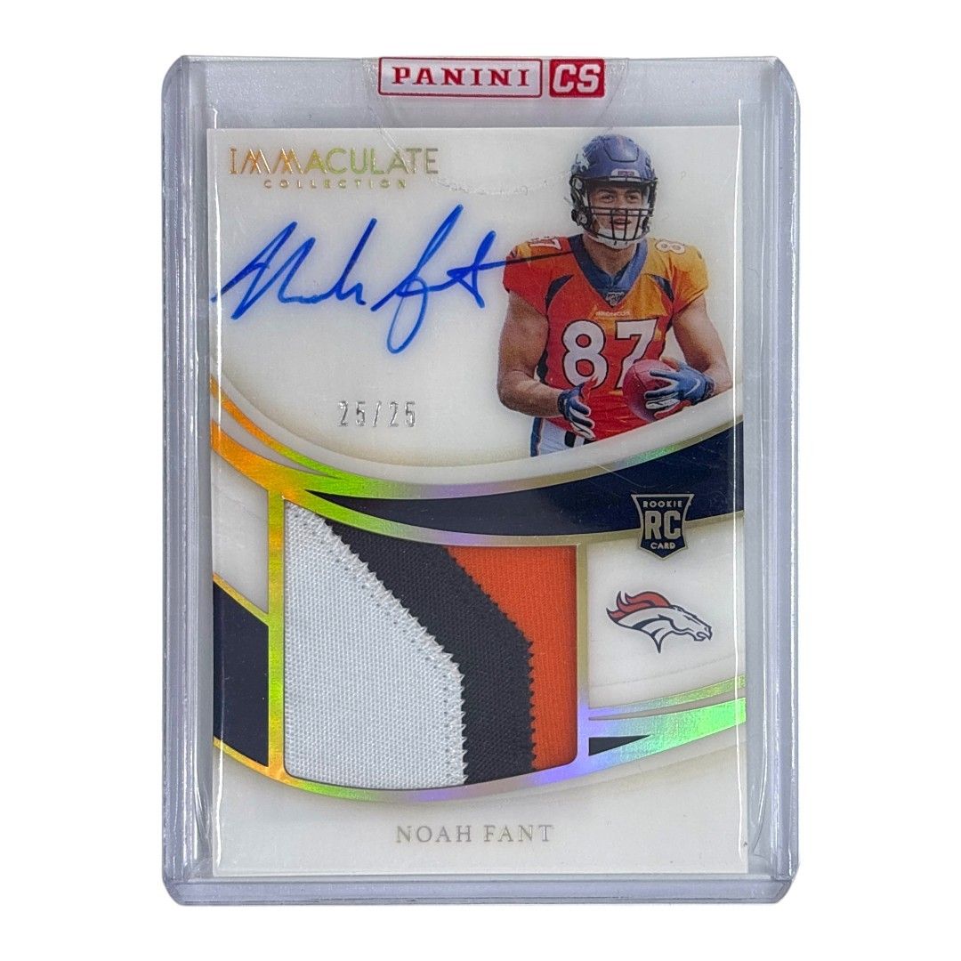 PANINI NFLカード IMMACULATE COLLECTION NOAH FANT DENVER BRONCOS 25|25 PP-NF IT1