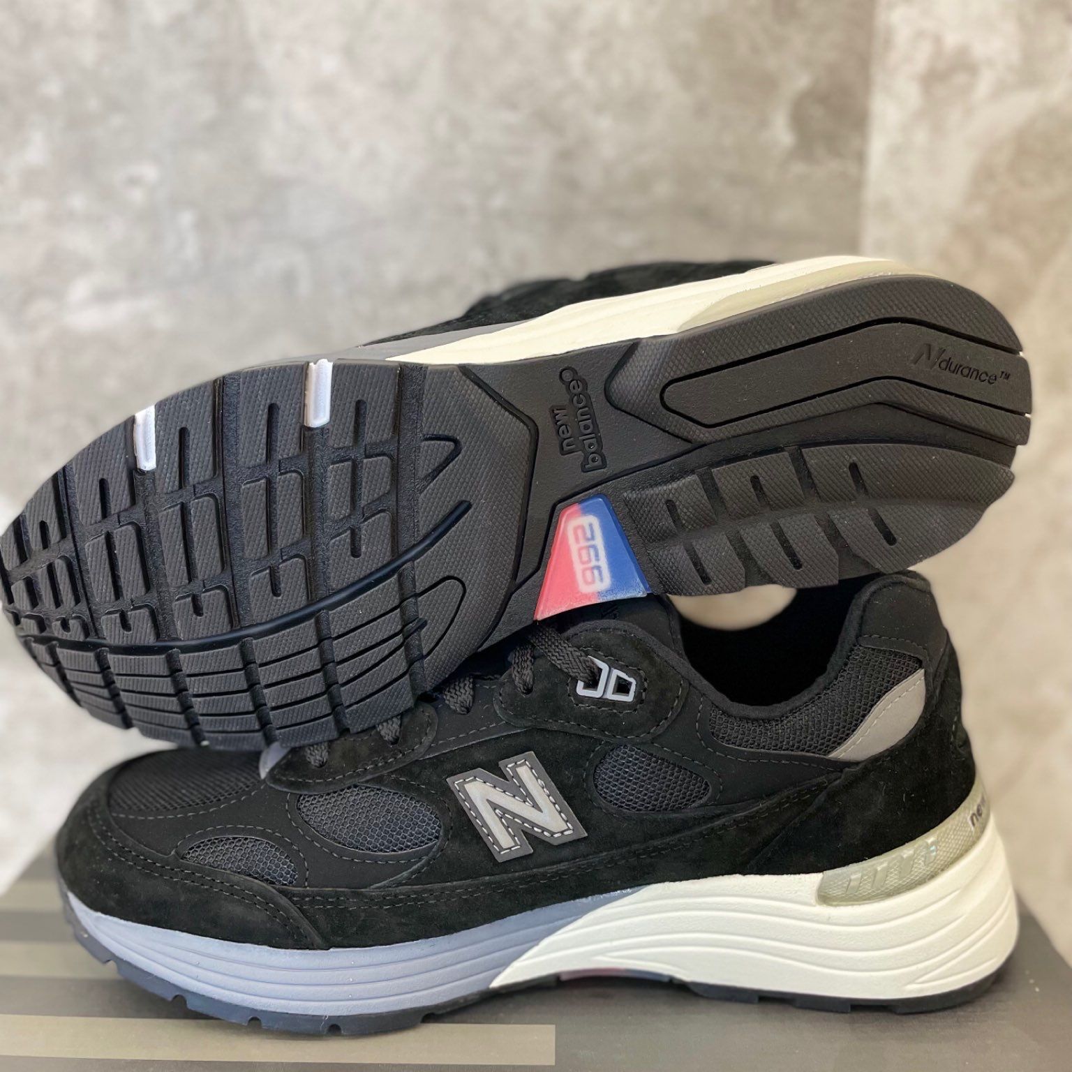 NEW BALANCE 992 MADE IN USA BLACK/GREY ニューバランス 992 メイドイン USA ブラック/グレー  M992BL - メルカリ