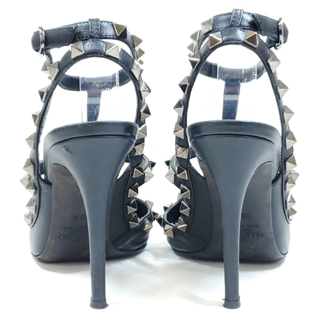 【未使用品】Valentino スタッズ付きポインテッドトゥシューズ 36 未使用品】Valentino スタッズ付きポインテッドトゥシューズ 36