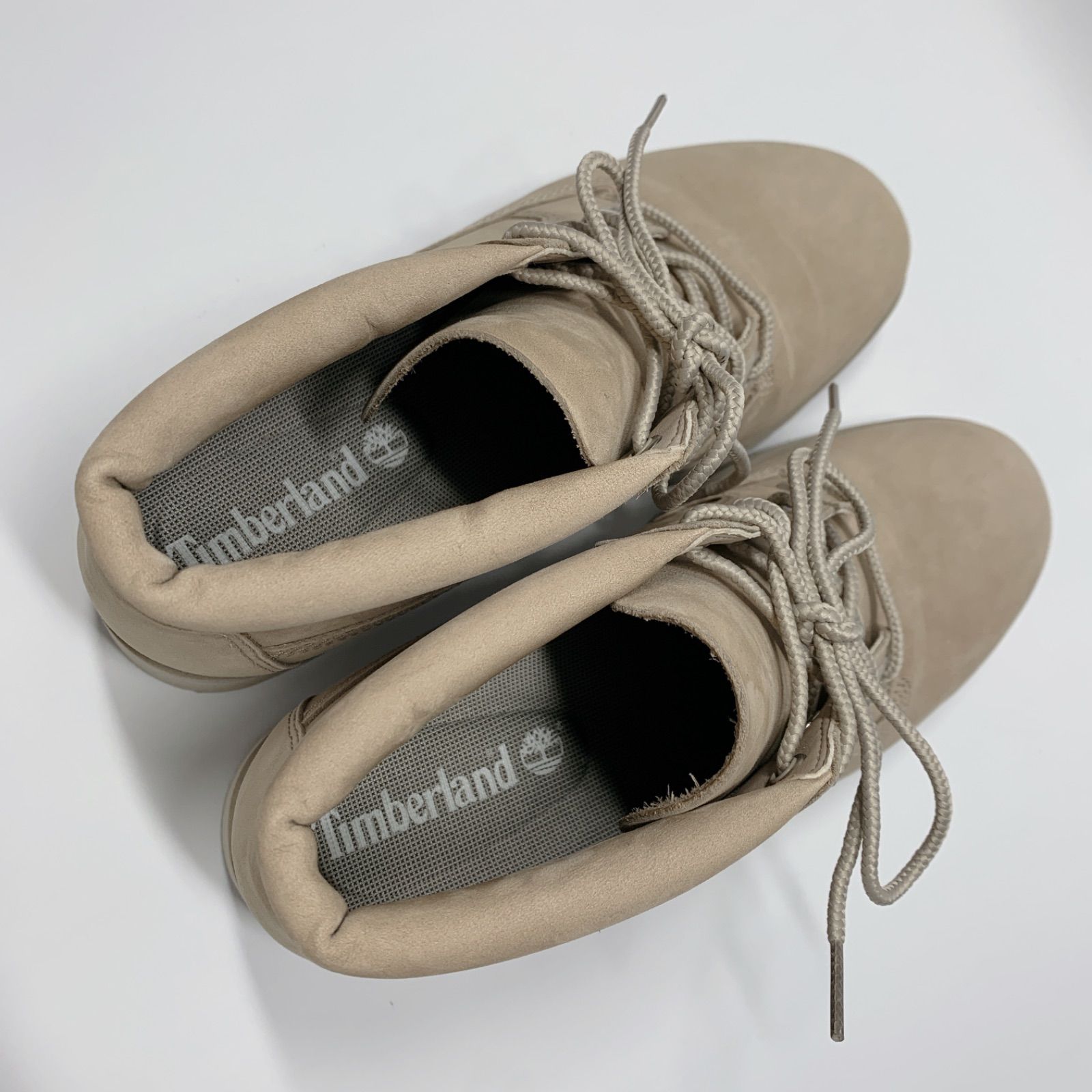 美品〇 Timberland ティンバーランド チャッカブーツ ベージュ 22.5