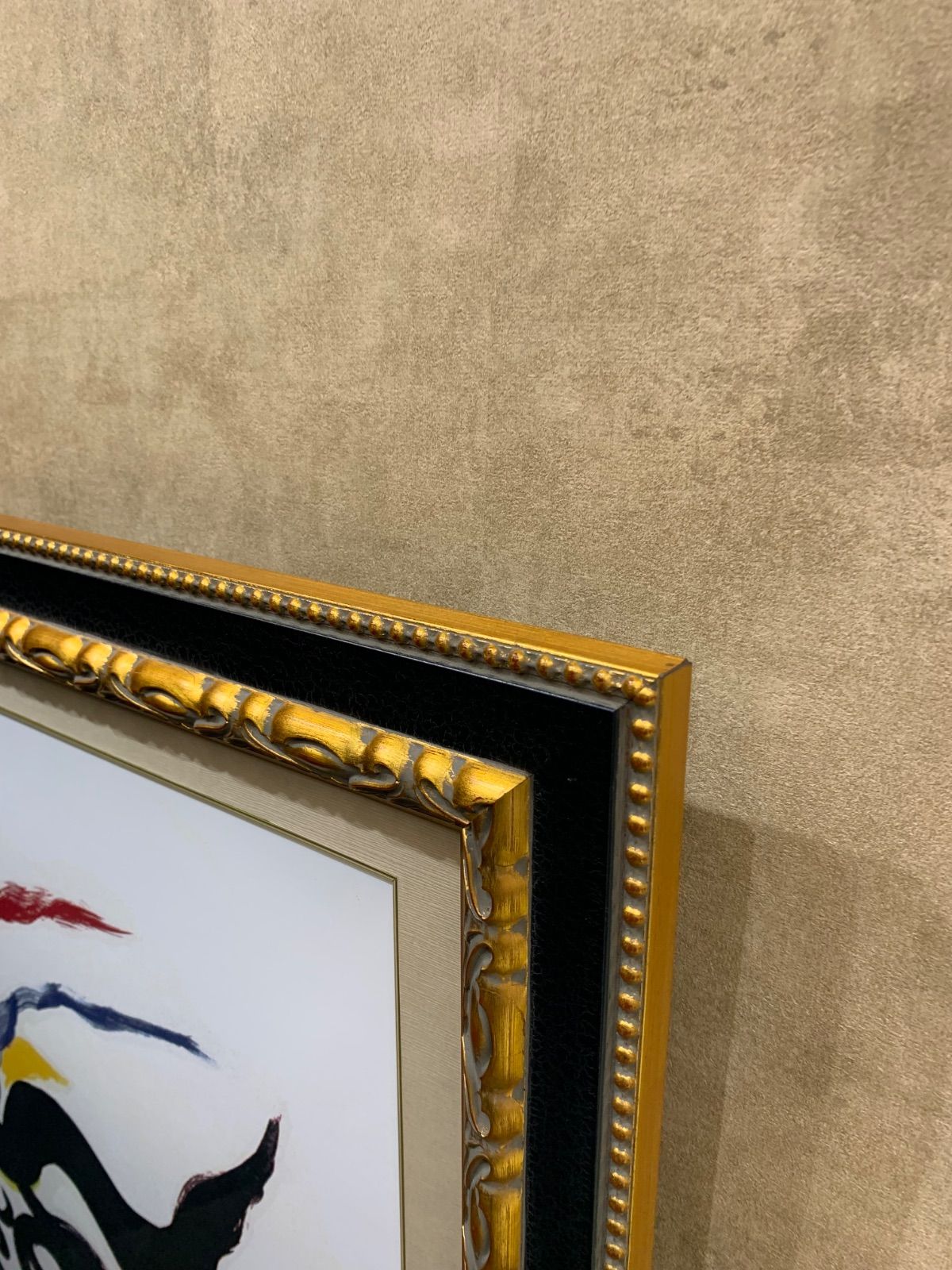 額付】【真作】黒い太陽 岡本太郎 Taro Okamoto セリグラフ 作家直筆