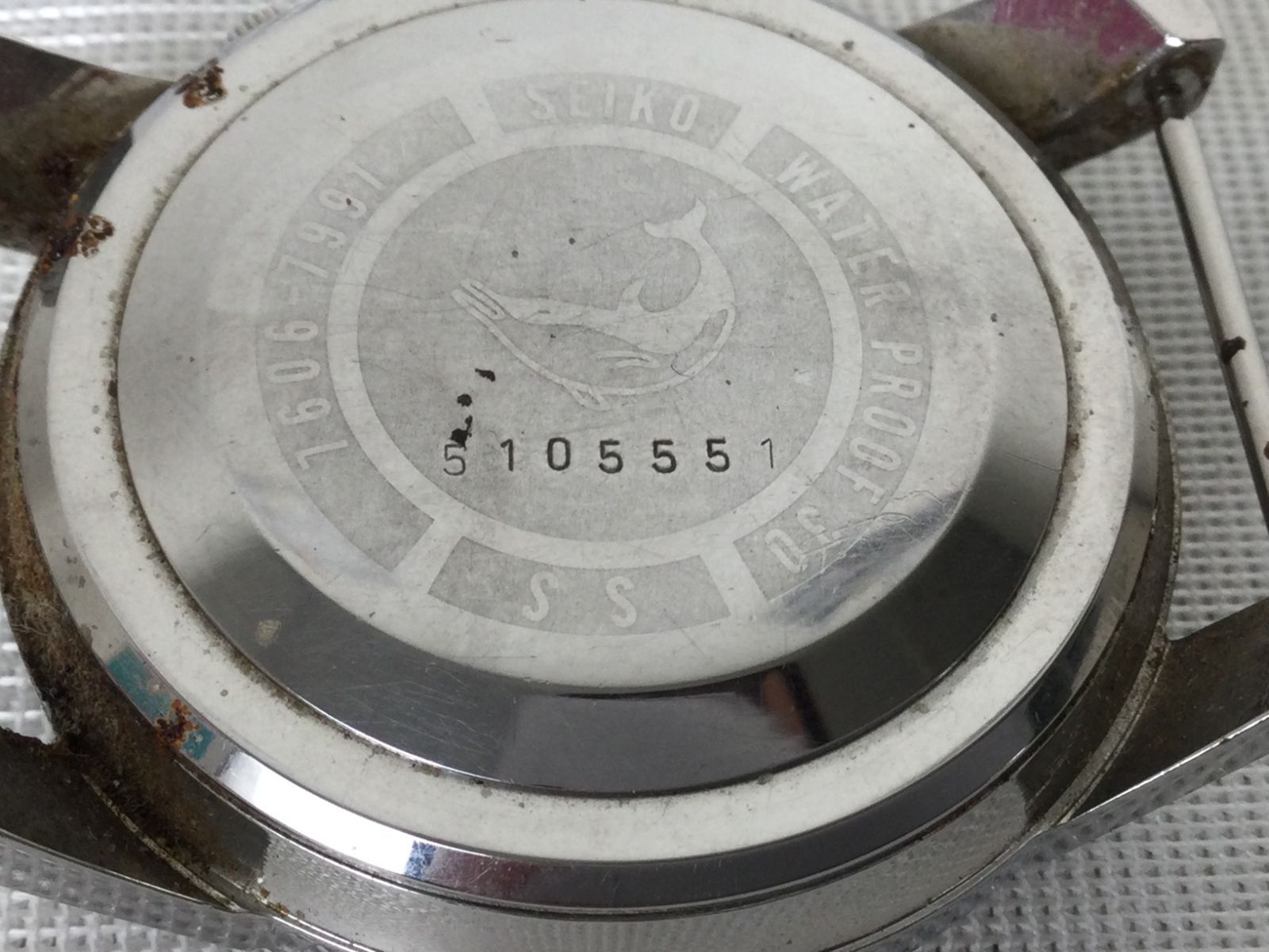 1205 SEIKO セイコースポーツマチック デラックス 7606-7971 稼動 