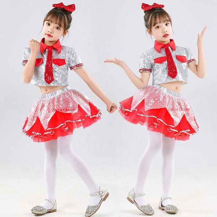 女の子 トップ ダンス 服 かわいい