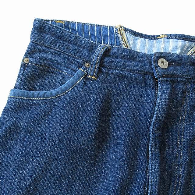 希少　コムデギャルソン　JUNYA期　ストレッチパンツ　デニム風　ストレート 15SS ジュンヤワタナベマン JUNYA WATANABE MAN