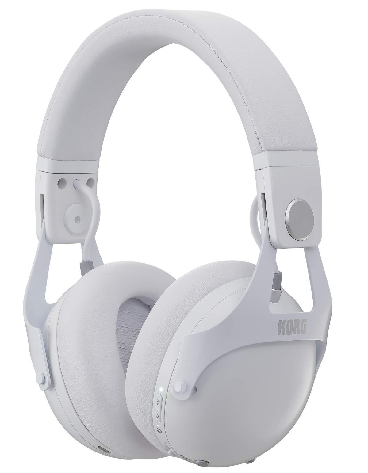 ノイズキャンセリング DJヘッドホン NC-Q1 WH ホワイト ワイヤレス KORG Bluetooth Googleアシスタント Siri 36時間連続使用