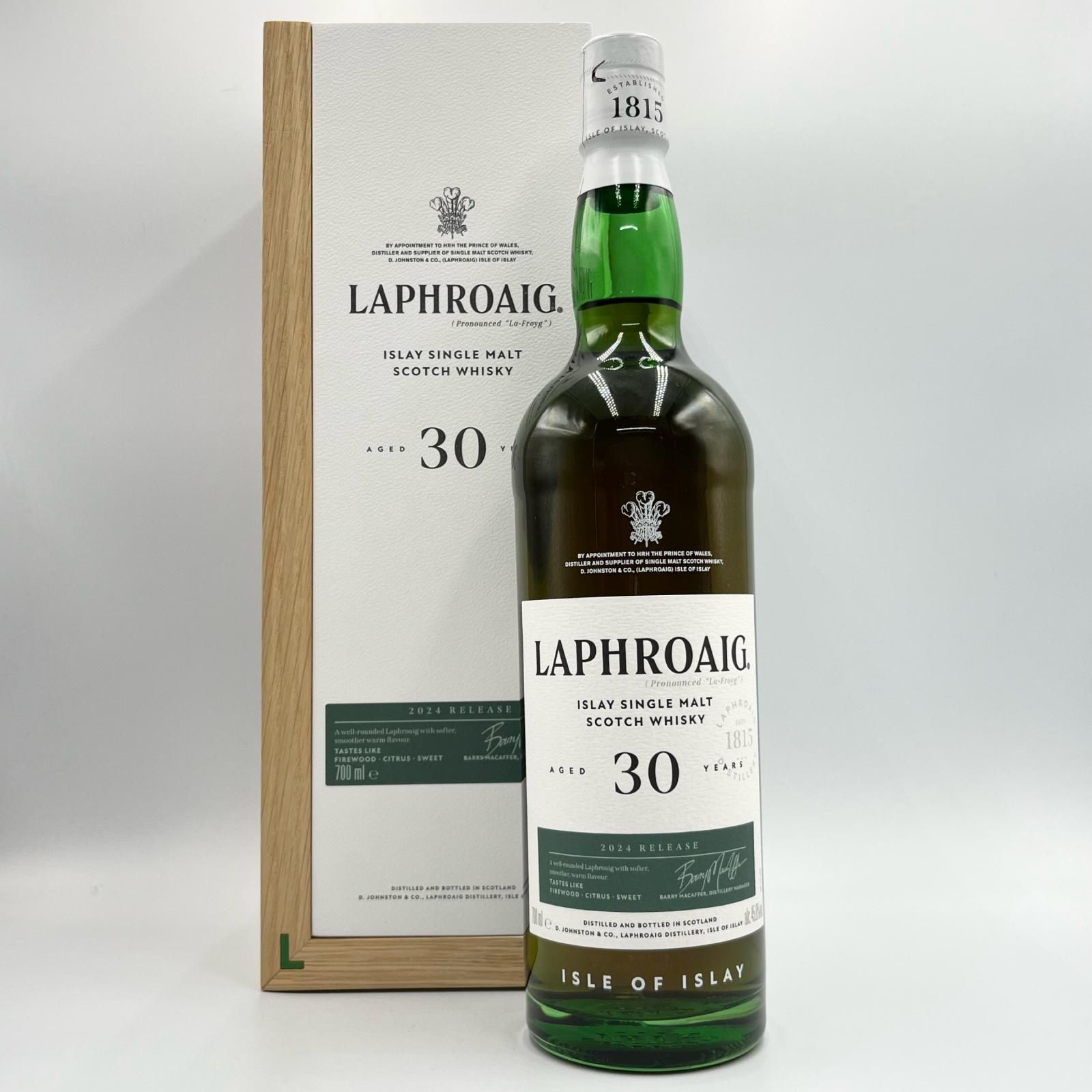 未開栓 ウイスキー LAPHROAIG ラフロイグ 30年  容量700ml アルコール45.8％ 未開栓 ウイスキー LAPHROAIG ラフロイグ 30年 容量700ml
