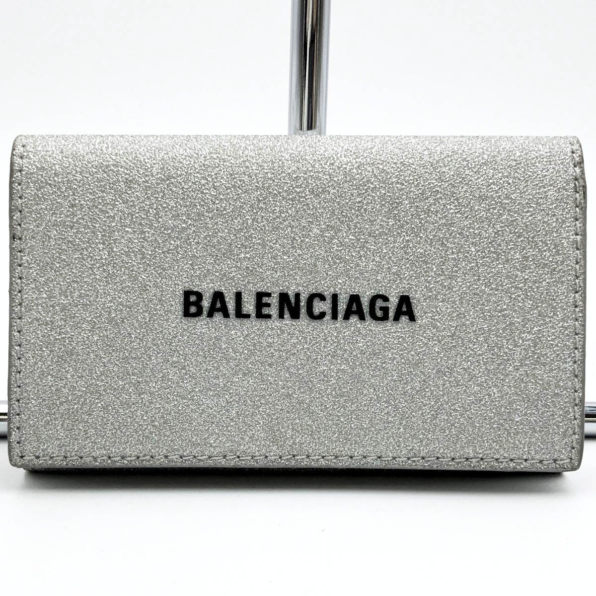 超美品 BALENCIAGA バレンシアガ キーケース 6連 CASH SPARKLING シルバー グリッター バイカラー メンズ レディース  ファッション キーホルダー 小物 USED - メルカリ