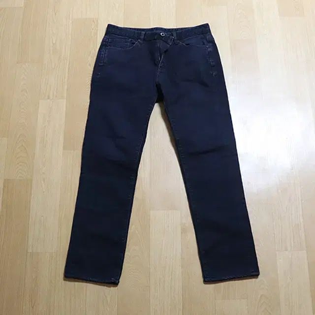【雷市場（ポンジャン）商品韓国直送】 ベーシックハウス メンズ デニム パンツ ダークネイビー