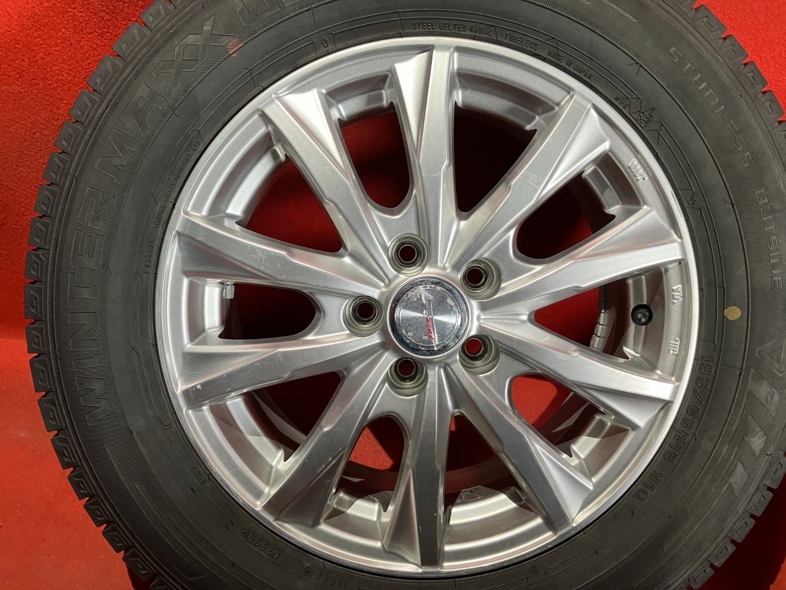 スタッドレスタイヤホイールセット 195