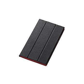 【中古】エレコム NEC 2015LaVieTab E 8inch フラップケース イタリアンレザー スタンド機能 ブラック TB-NEE8BAWDTBK w17b8b5