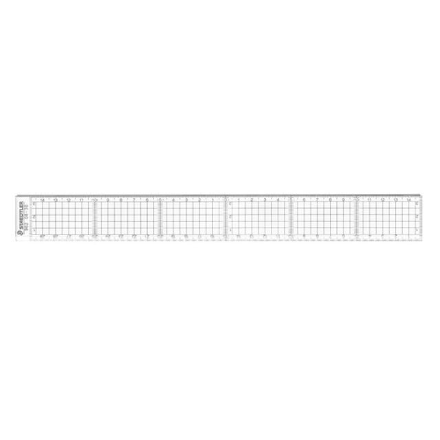 (まとめ）ステッドラー日本 カッティング用方眼定規３０ｃｍ 962 08-30 【×20セット】