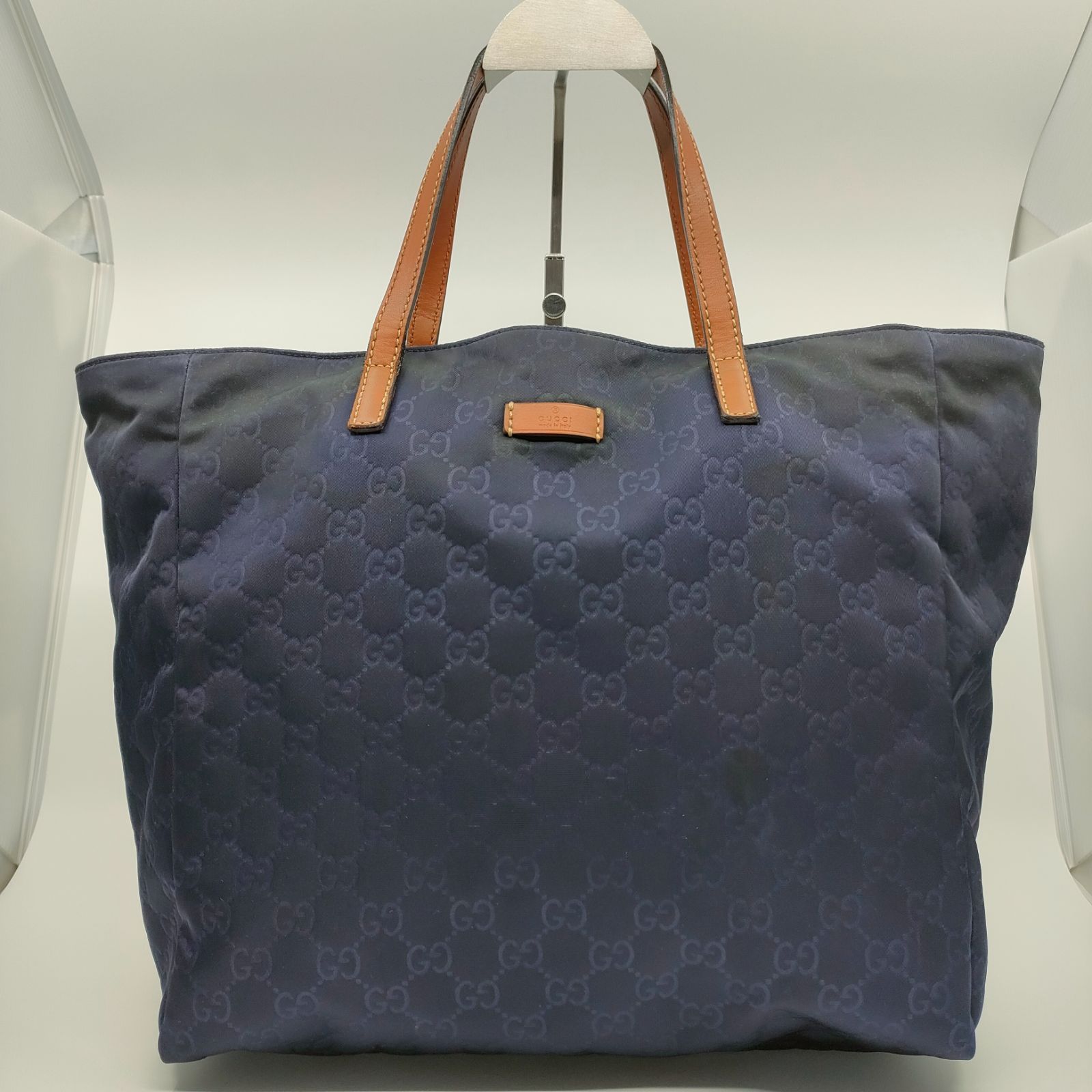 GUCCI グッチ GG インプリメ トートバッグ ネイビー - メルカリ