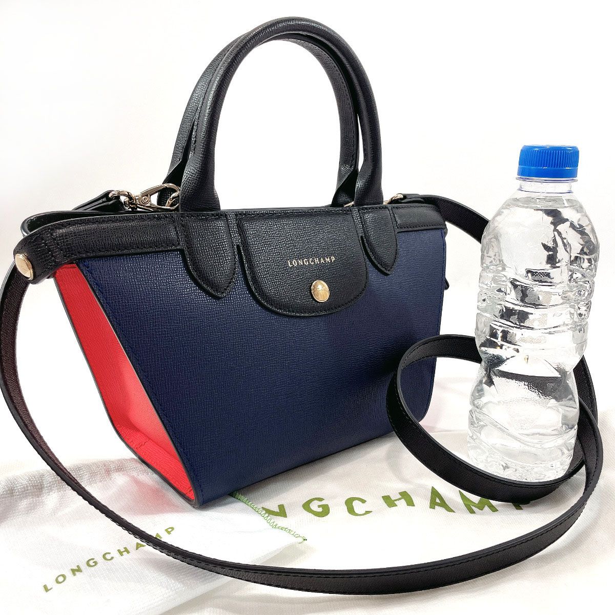 smile 美品 ロンシャン ル プリアージュ ハンドバッグ トリコロール smile様専用 美品 ロンシャン ル プリアージュ ハンドバッグ