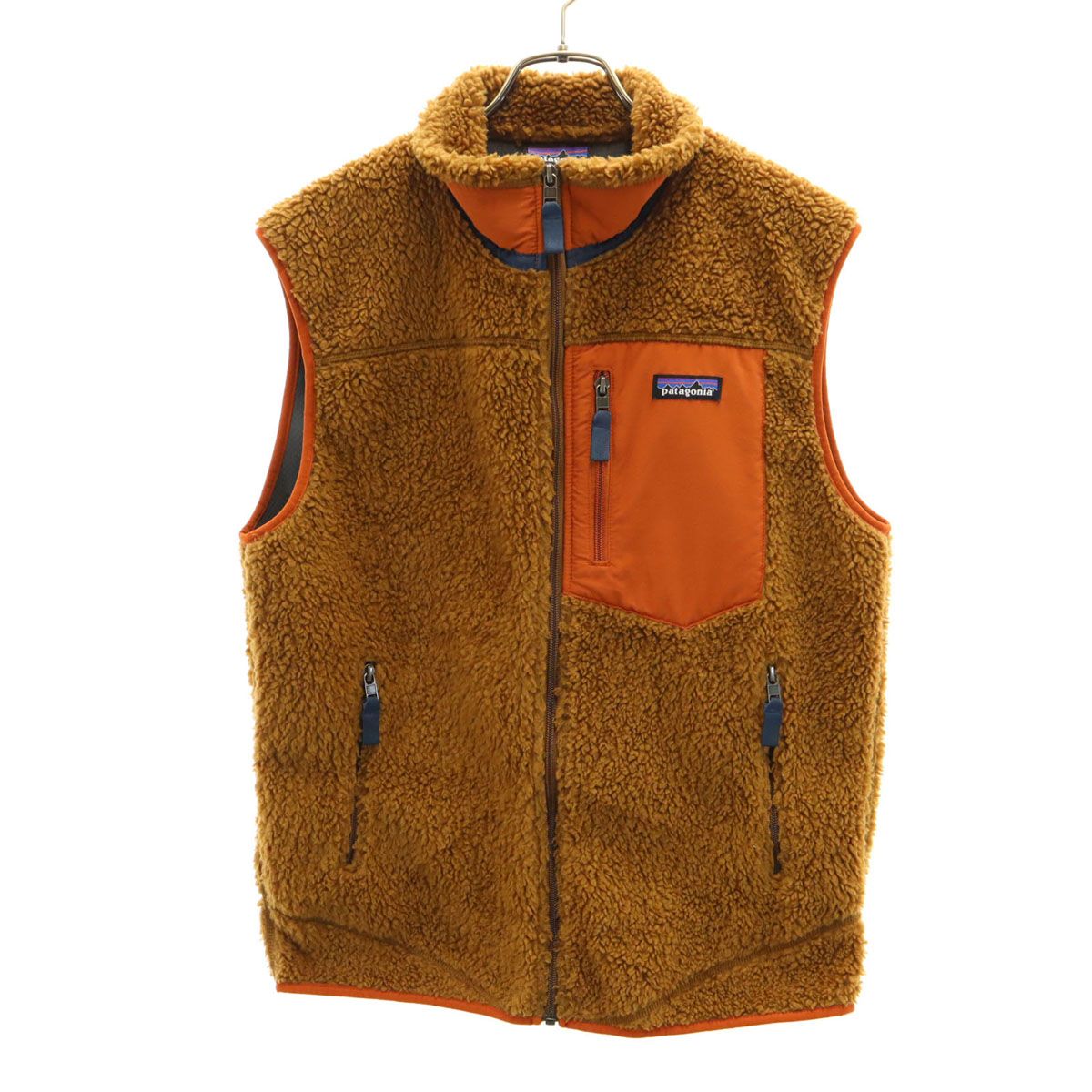 patagonia パタゴニア クラシック レトロX フリース ベスト M ブラウン アウトドア メンズ 古着