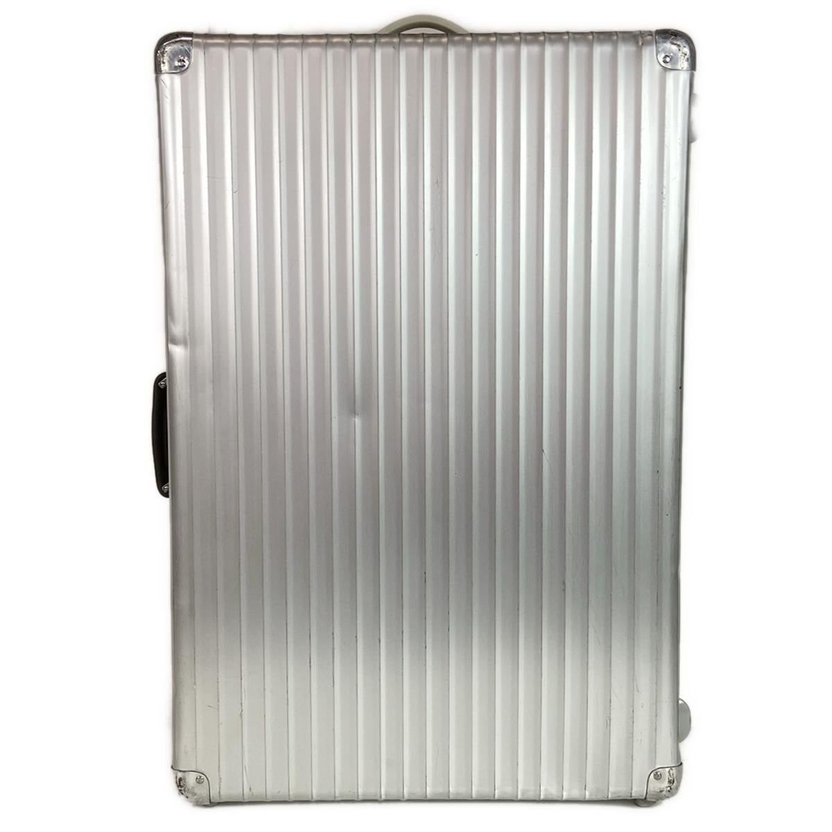 RIMOWA リモワ キャリーバッグ クラシックフライト 976.77 シルバー 2輪|ロックナンバー 108|777