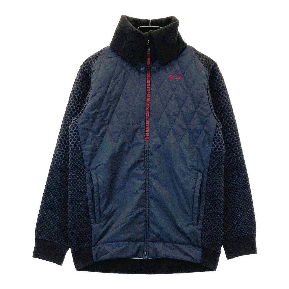 サイズ：L OAKLEY オークリー FOA402869 切替 蓄熱 中綿ジャケット 総柄 ブラック系 [240101332382] ゴルフウェア メンズ ストスト