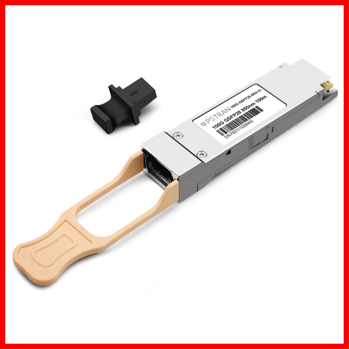 QSFP28 光トランシーバーモジュール 用Brocade 100G-QSFP28-SR4と互換性あり 100GBASE-SR4 100G QSFP28 SR4 850nm OPSTRAN 100m DDM MTP|MPO-12 MMF
