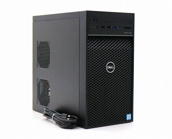 DELL Precision 3630 Tower Xeon E-2124 3.3GHz 32GB 256GB(新品NVMe SSD)+3TB(HDD) Quadro P2000 Windows10 Pro 小難 中古