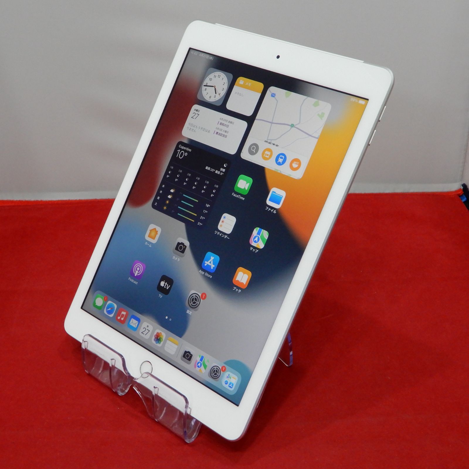 Apple MP1L2J/A iPad5 Wi Fi + Cellular ドコモSIMロック解除済
