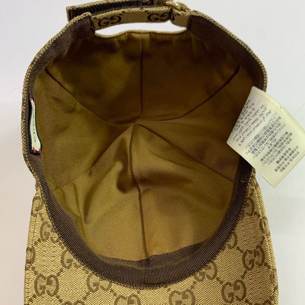 04w3338▽※【中古】グッチ GUCCI GGキャンバス ベースボール