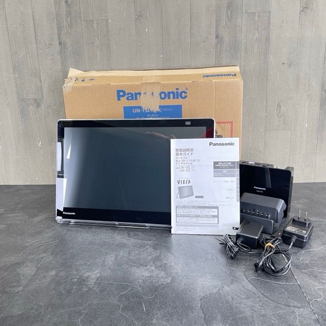 Panasonic 液晶テレビ UN-15L11D チューナー セット ジャンク プライベートビエラ Panasonic UN-15L11D UN-E11S ポータブル