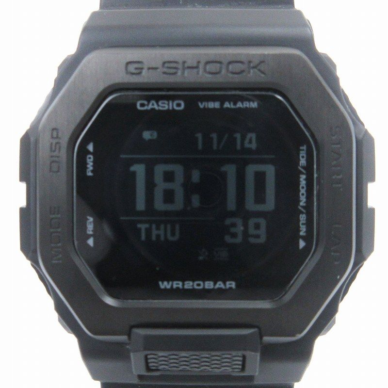 カシオジーショック CASIO G-SHOCK 美品 G-LIDE 腕時計 デジタル クオーツ GBX-100NS-1JF 黒 ブラック ウォッチ SM3