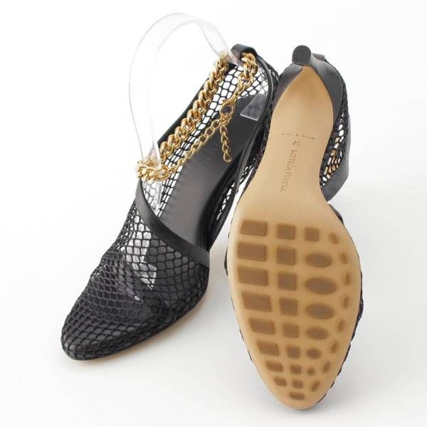 BOTTEGA VENETA ブラック スリングバックヒール セールでお得