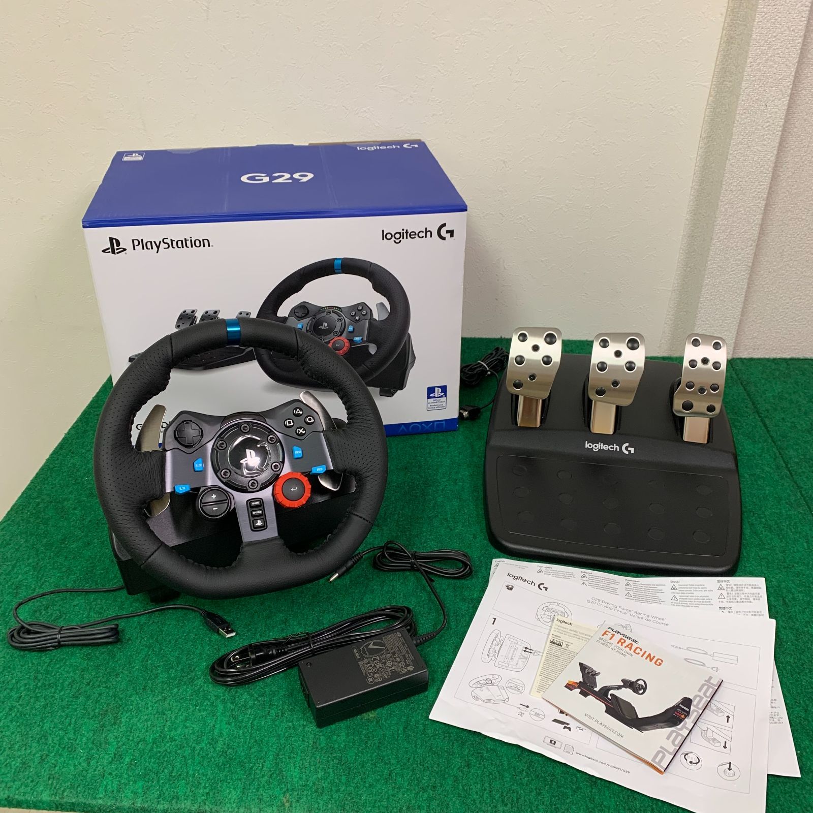 〇【開封のみ】Logitech G29 Driving Force Feedback Racing Wheel