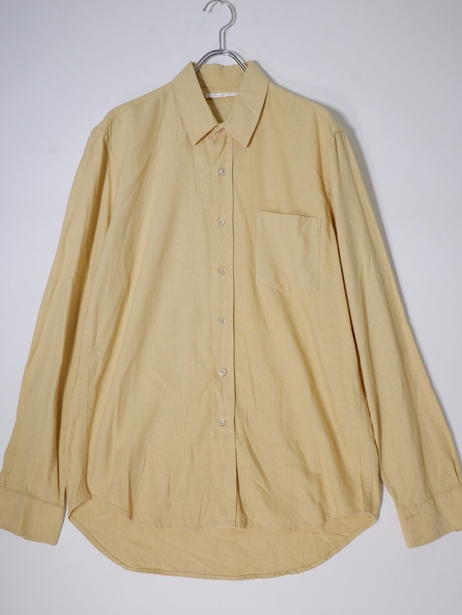 OUR LEGACYアワーレガシー CLASSIC SHIRTネップ加工シルク クラシック シャツ【48】【MSHA76310】